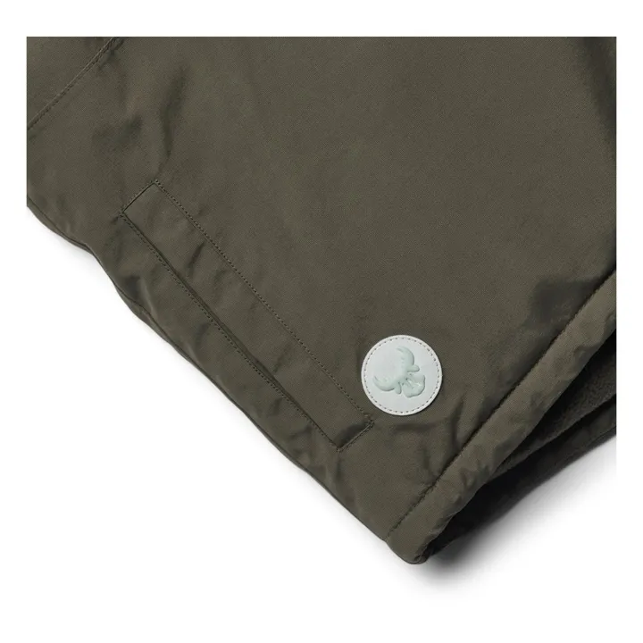 Wheat Anorak Façon Fourrure Matières Recyclées Momo Tech | Chocolat
