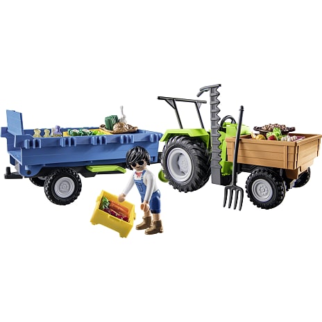 Playmobil 71249 traktor m. trailer