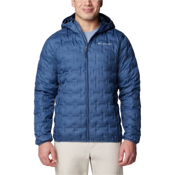 Doudoune randonnée COLUMBIA DELTA RIDGE II DOWN HOODED JACKET DARK MOUNTAIN