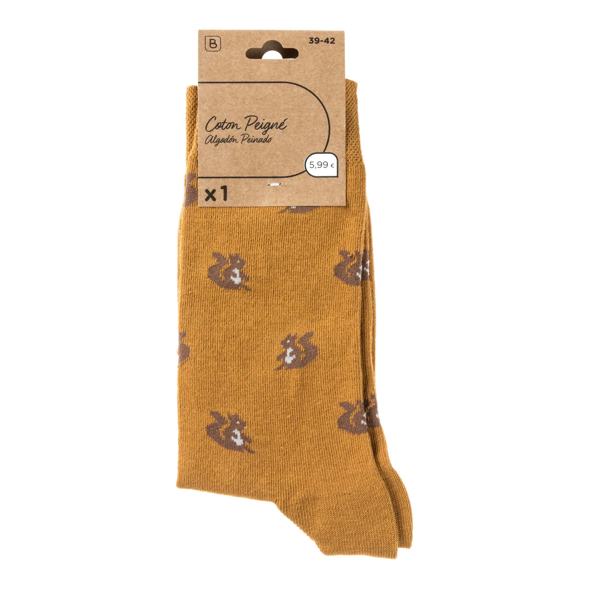 Chaussettes Homme camel