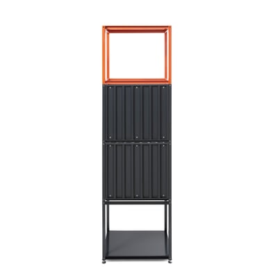 Regalelement Tara Klein, RAL 2001 Rotorange