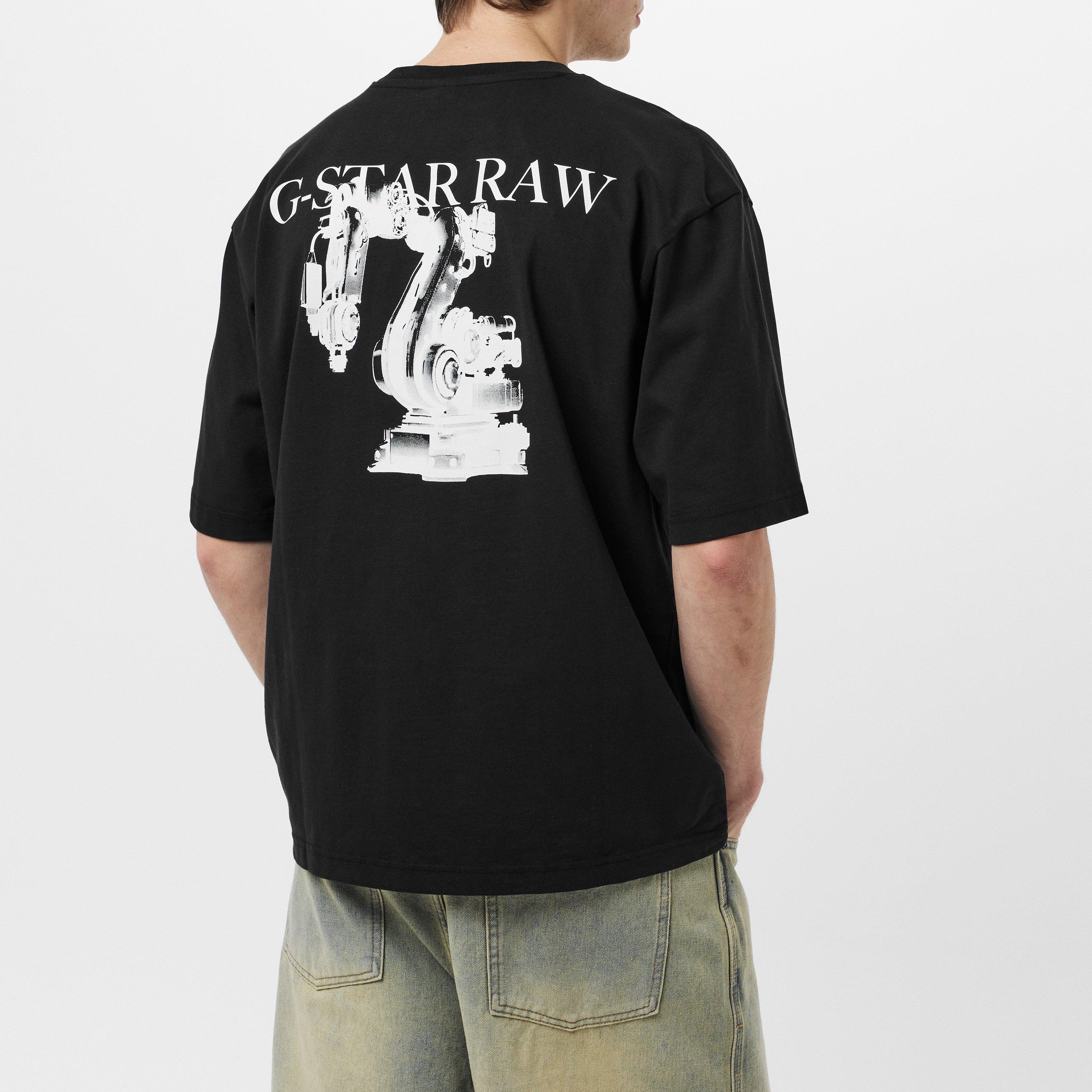 G Star Industry Back Graphic Boxy T Shirt