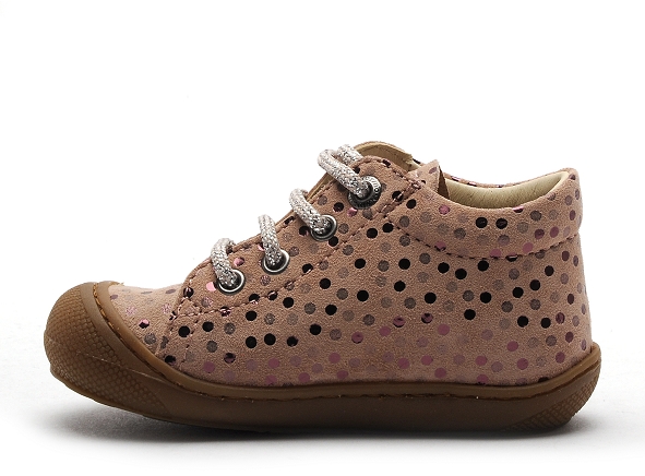 Naturino boots bottine bebe cocoon sh.pois rose
