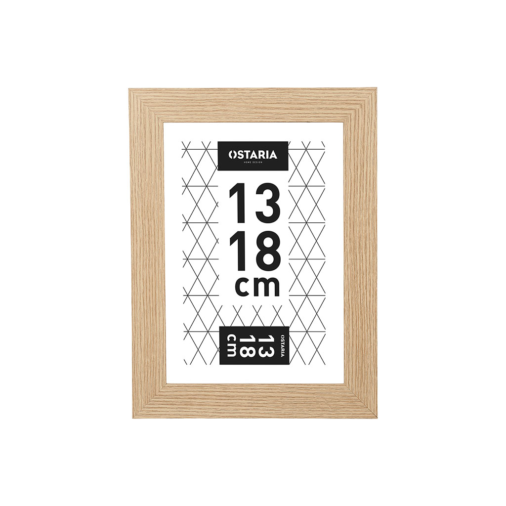 Cadre photo MILAN bois naturel 13x18cm