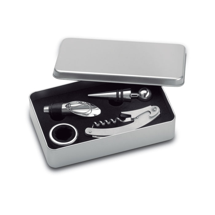GiftRetail MO7843 - WINORY Set d'accessoires à vin
