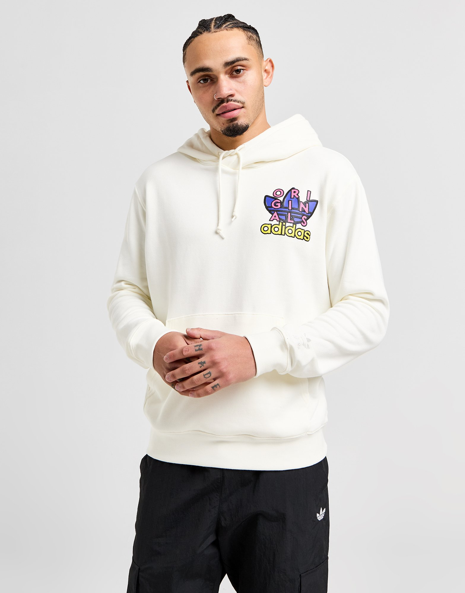 adidas Originals Sweat à Capuche Trefoil Homme