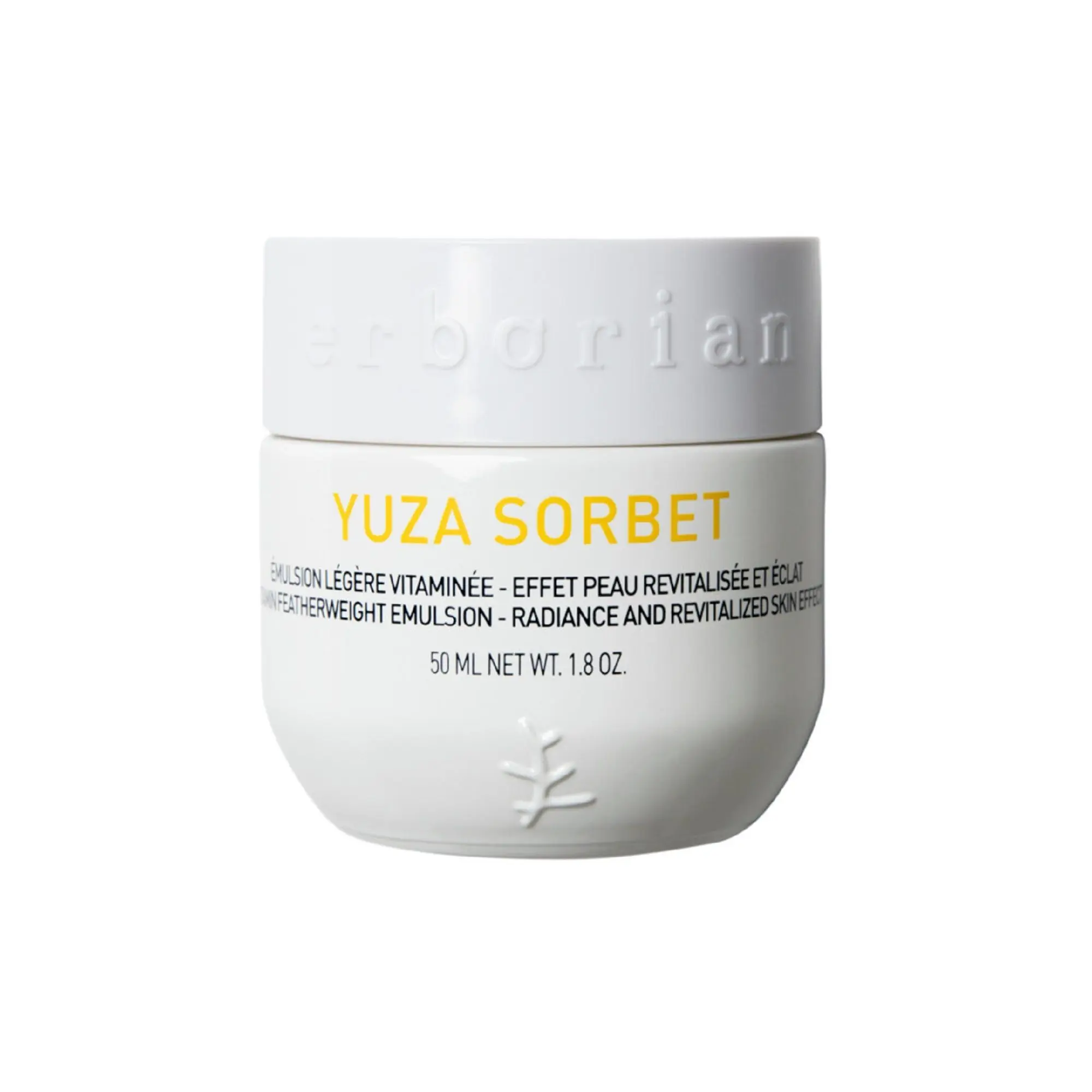Erborian - Yuza Sorbet Emulsion Légère Vitaminée - Effet Peau Revitalisée et Eclat- Detox et peau parfaite