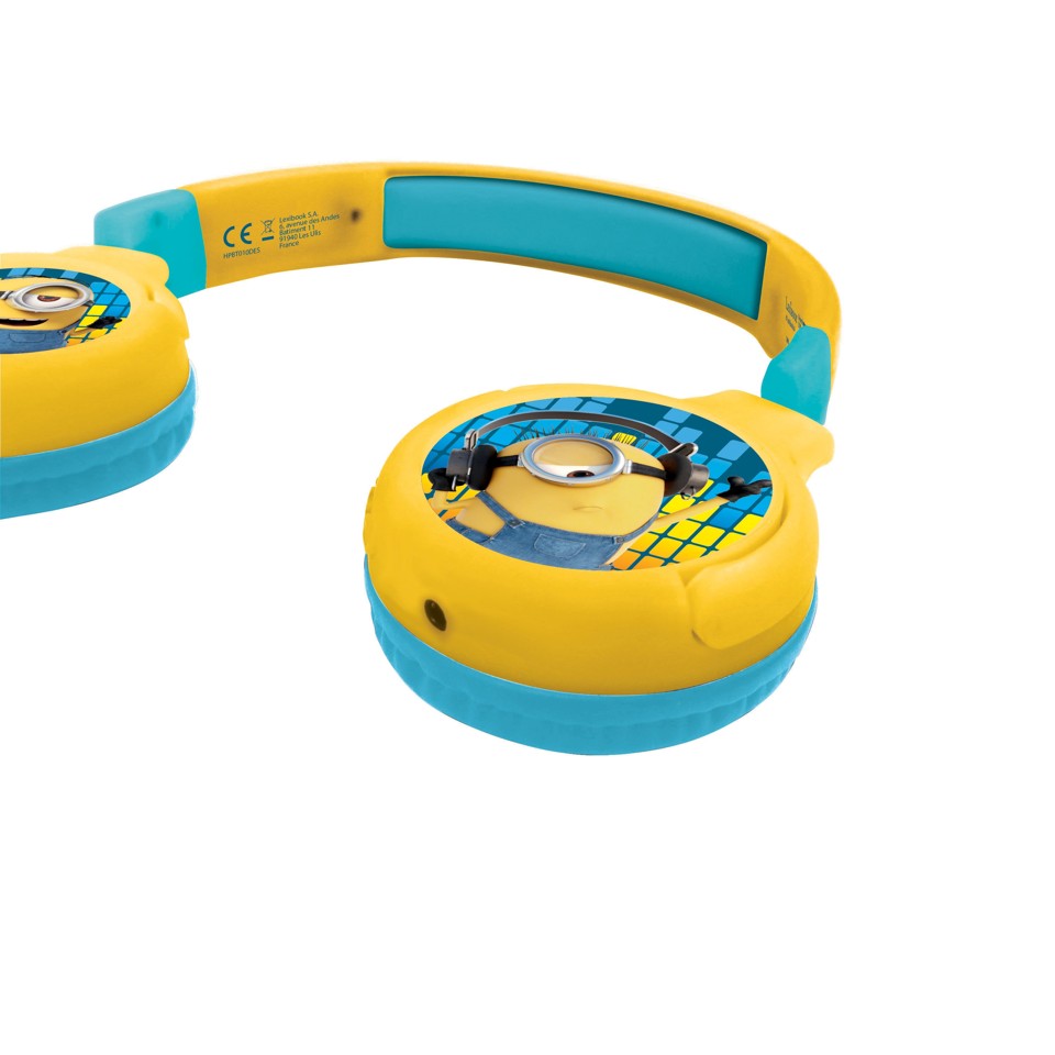 Lexibook - Minions 2 i 1 Bluetooth®-hovedtelefoner