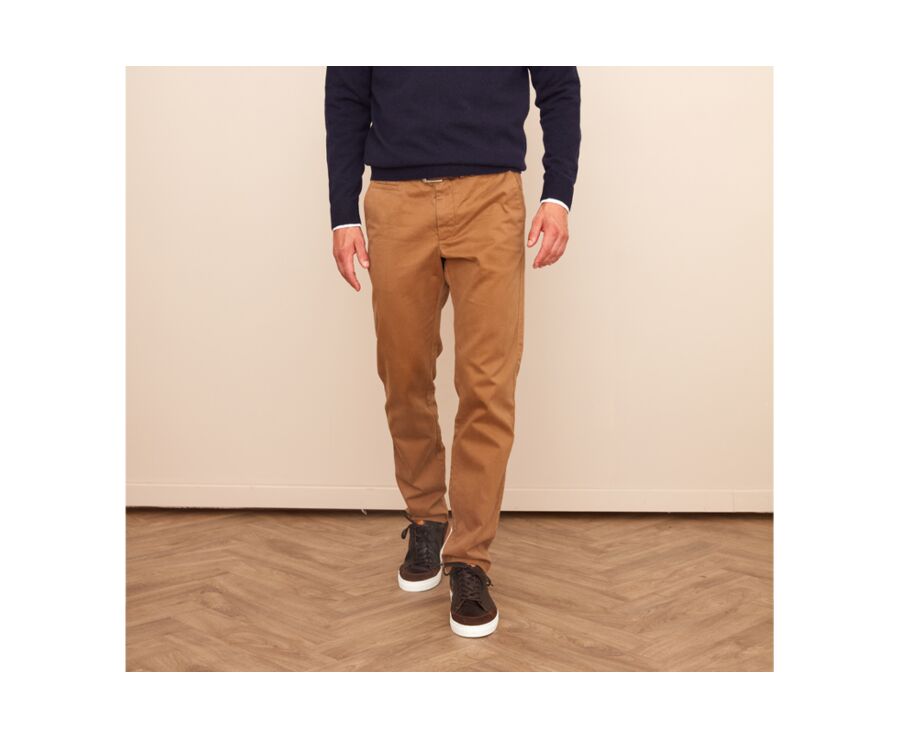 Pantalon chino homme Caramel - NIGEL II