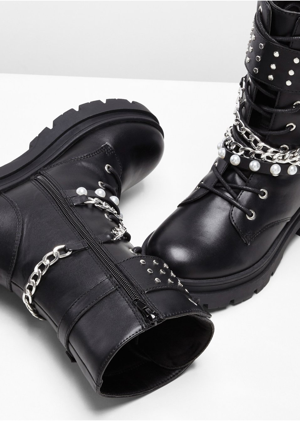 Boots à lacets