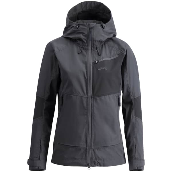 Softshell randonnée LUNDHAGS TIVED STRETCH HYBRID JACKET W GRANITE/CHARCOAL