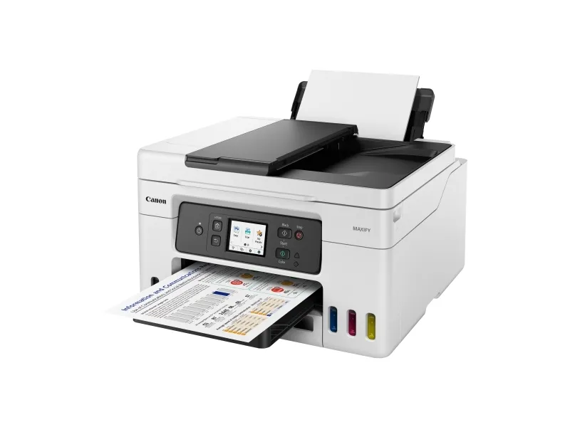 Canon MAXIFY GX4050 - Multifunktionsprinter - farve - blækprinter - kan genopfyldes - Legal (216 x 356 mm) (original) - A4/Legal (medie) - op til 18 ipm (udskriver) - 350 ark - 33.6 Kbps - USB 2.0, Wi-Fi(ac), LAN