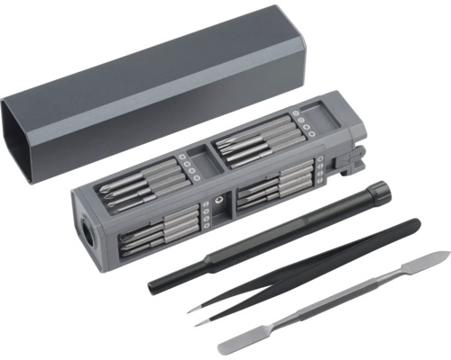 Precisiemonteursbitset 30-in-1 in aluminium box