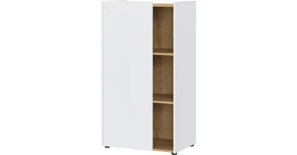 Aktenschrank Hasselt Dekor weiss/Eiche 62 x 115 x 42 cm