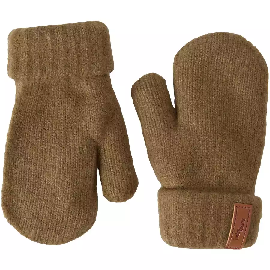 BabyMocs Handschuhe Vegan dunkelbraun