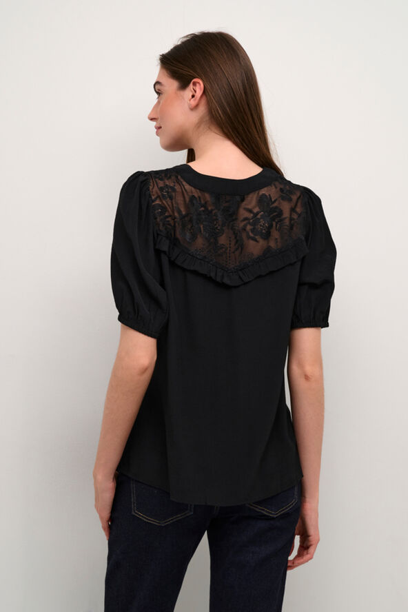 Culture CUasmine SS Blouse Black