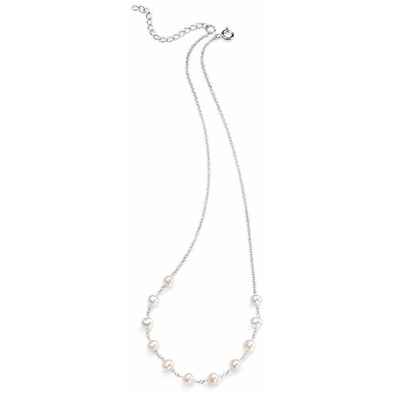 Collier perle et sa Chaine de 51 cm en argent 925/1000