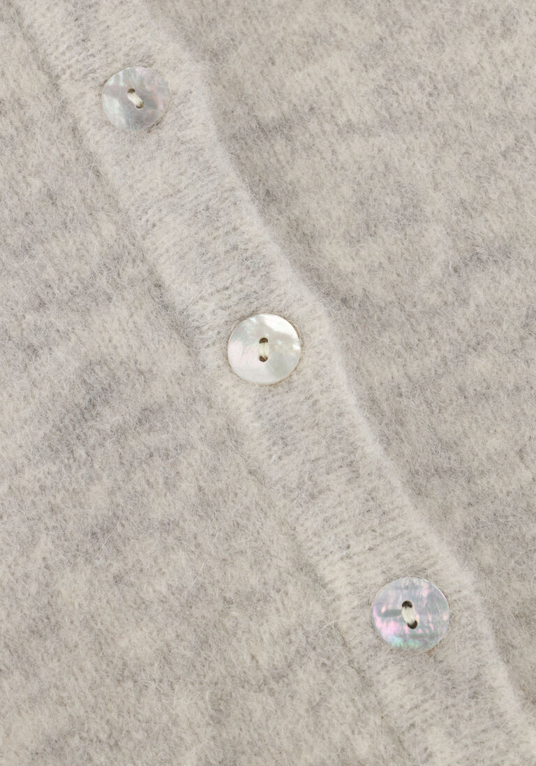lichtgrijze american vintage vest vitow cardigan