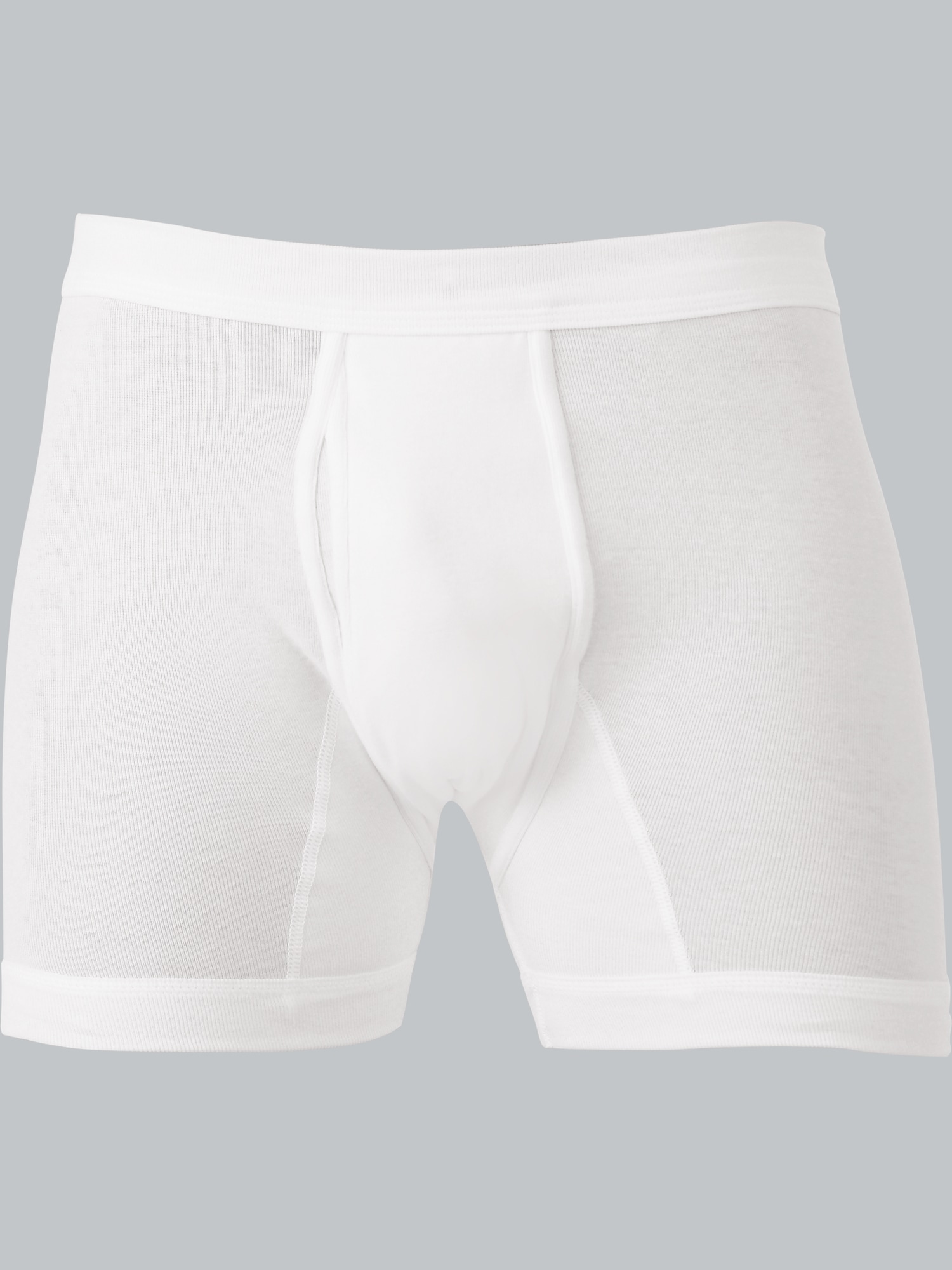 Unterhose Biobaumwolle Doppelpack Weiss