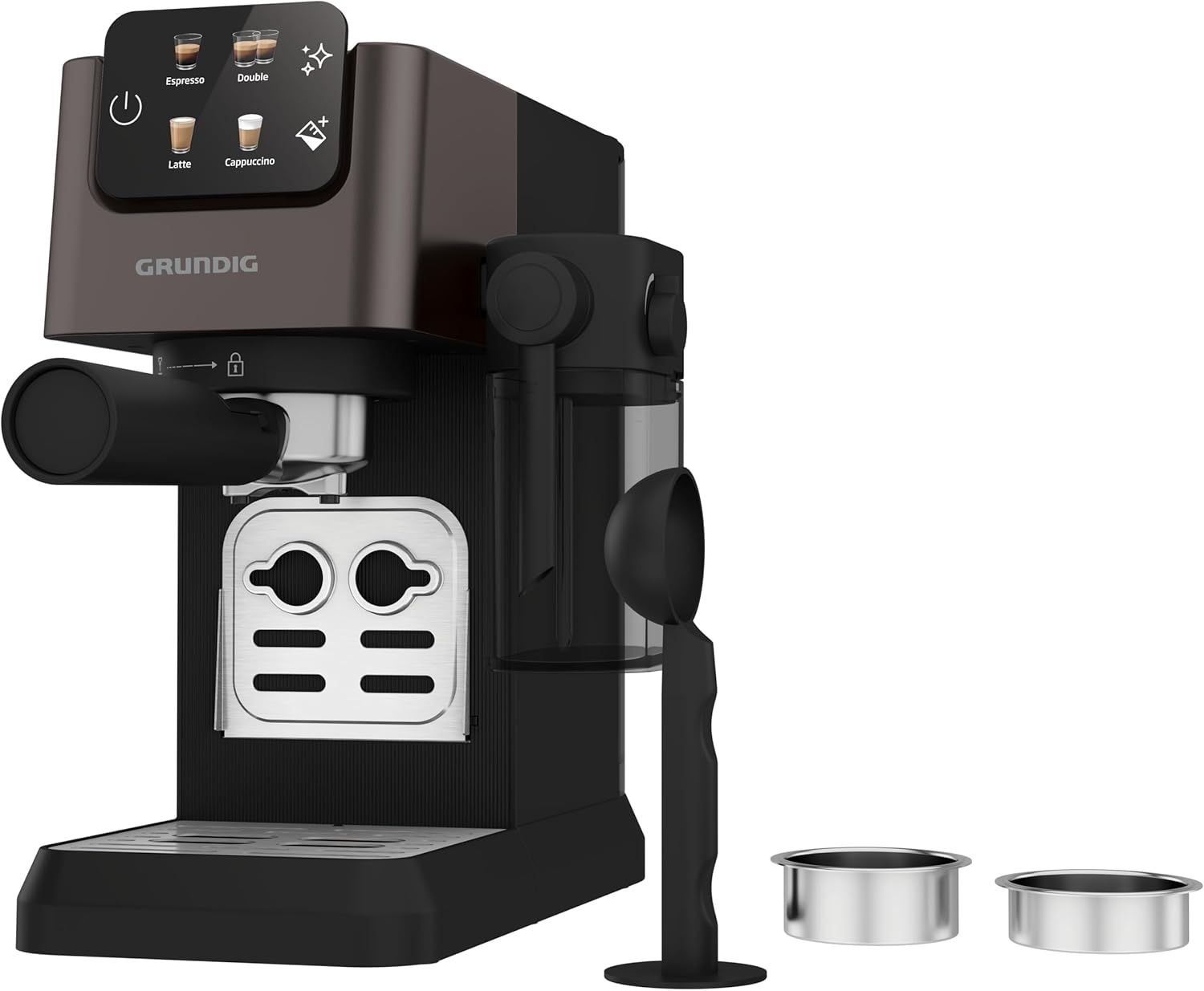 De'Longhi Dedica Style EC685.M, Machine à Expresso avec Buse à Mousse de Lait Professionnelle, Seulement 15 cm de Large, Réservoir de 1 L, Boîtier en Métal, Compatible avec les Dosettes E.S.E, Métal