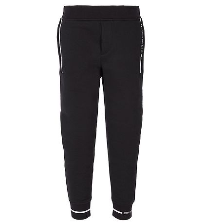 Emporio Armani Sweats?t - Sort m. Hvid