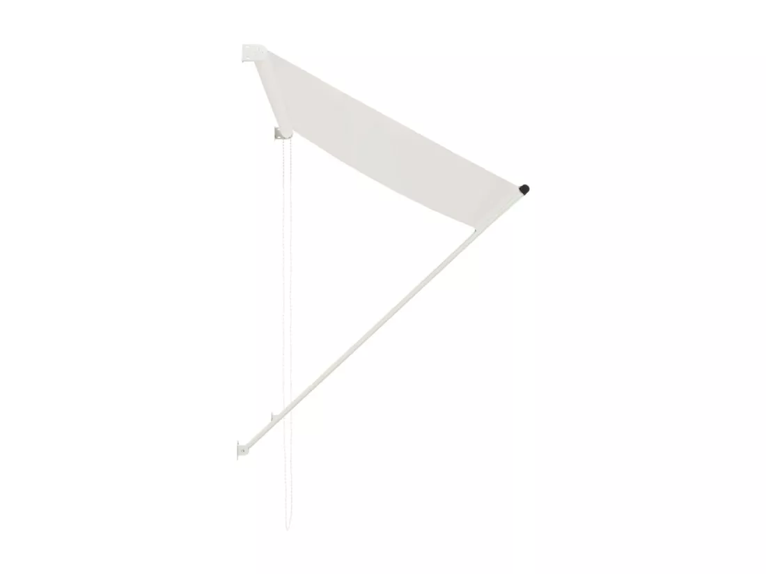 Auvent rétractable 100x150 cm Crème