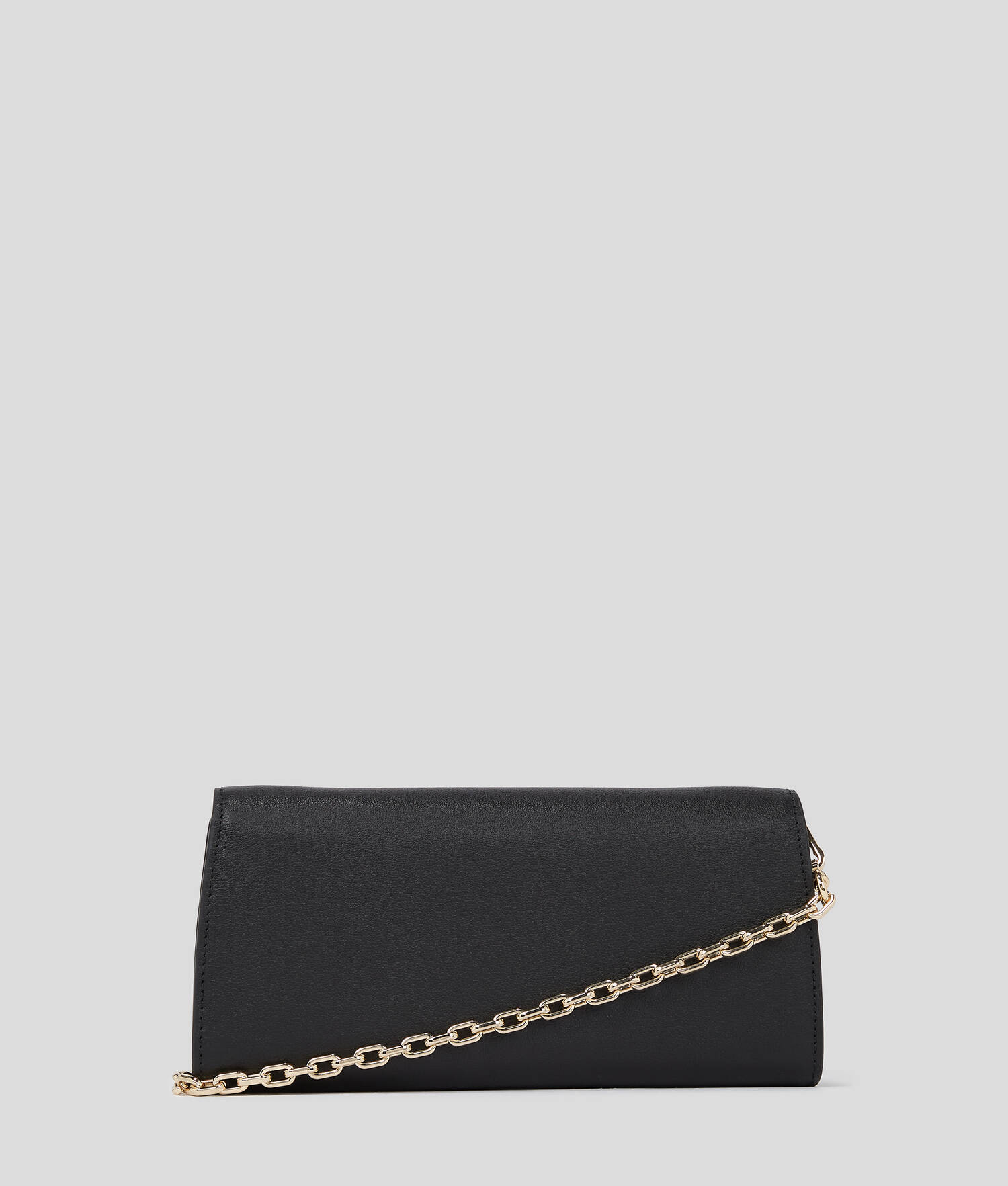 PORTEUILLE AVEC BANDOULIÈRE K/SIGNATURE - Noir/Or