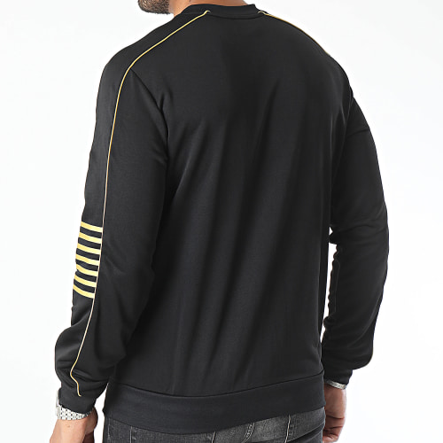Sweat Crewneck 6RPM05-PJ16Z Noir Doré