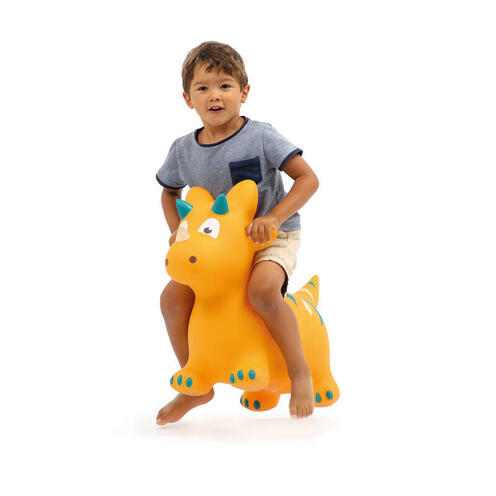Ballon sauteur dinosaure - Jaune - LUDI