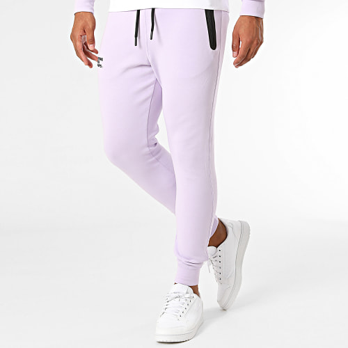 Ensemble De Survetement Candy Violet Blanc