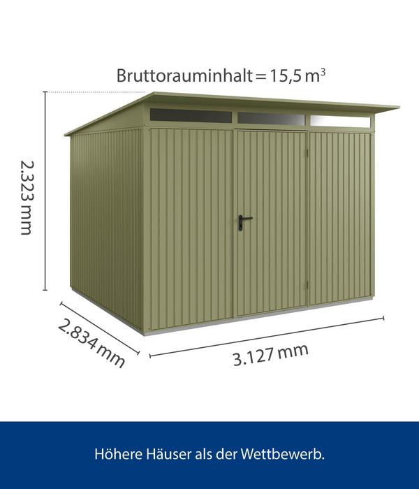 Hörmann Berry-Gerätehaus Classic-P Typ 3,