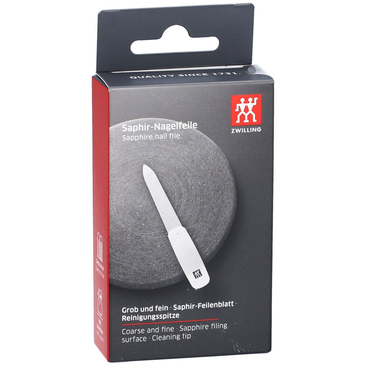 ZWILLING Saphir-Nagelfeile 9 cm ergonomisch