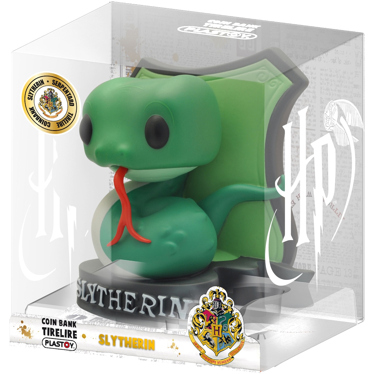 Plastoy Chibi Harry Potter Slytherin sparegris