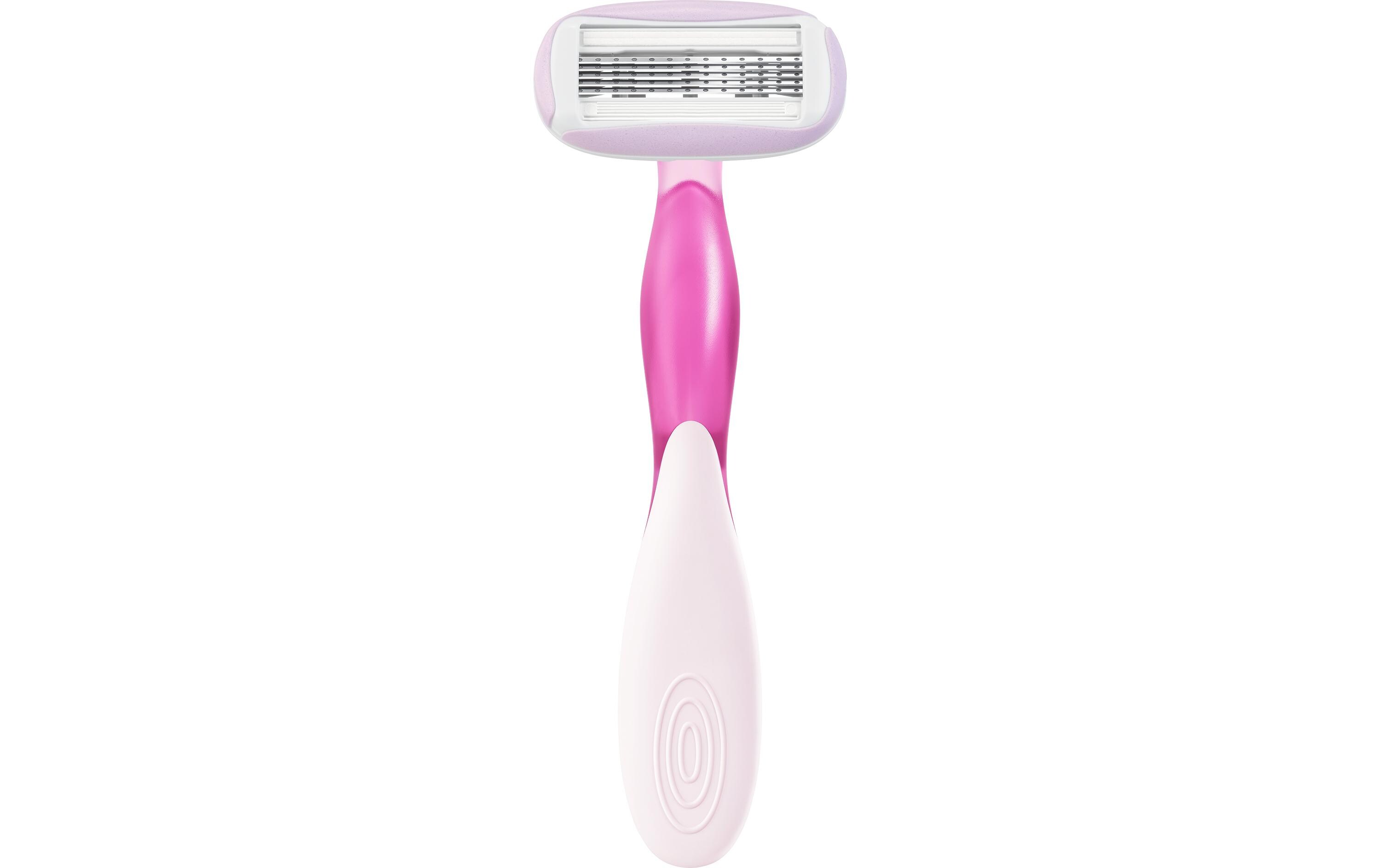 Damenrasierer Soleil Escape Rose Magnolia, 2 StückDamen-Klingenrasierer für den täglichen Spa Moment
