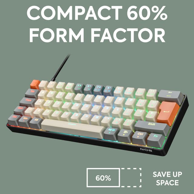 NOS C-450 Mini PRO RGB gaming-tastatur (1973)