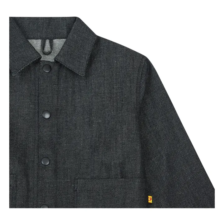 PDenim Veste en Denim Coton Bio | Gris anthracite