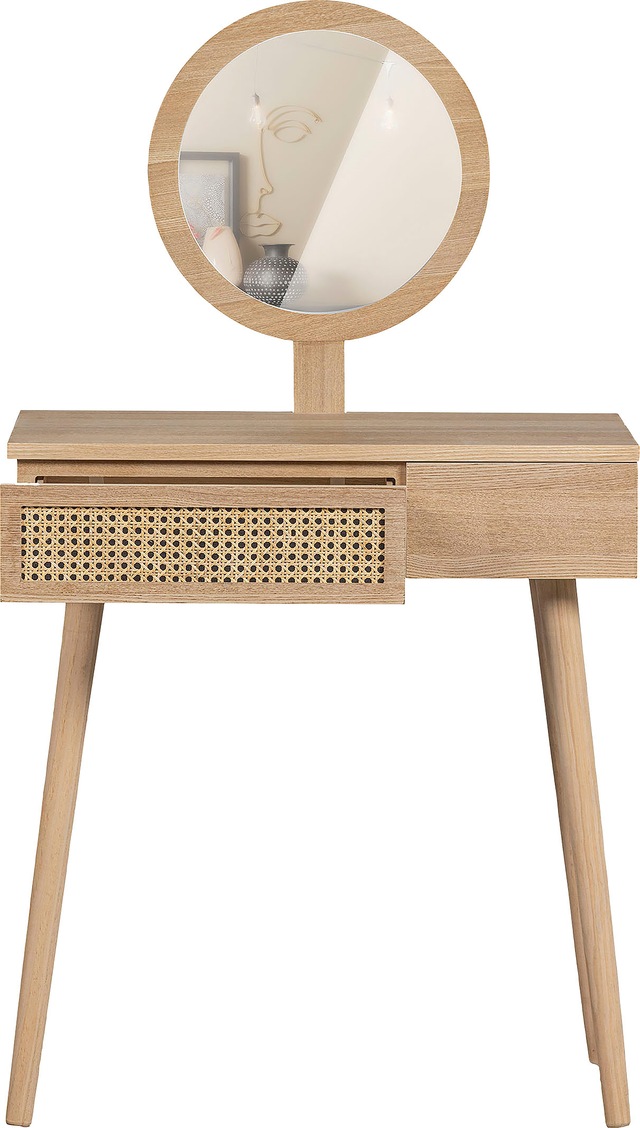WOOOD Schminktisch »Soof« inkl. Spiegel, H 125 cm x B 70 cm