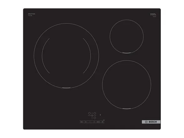 Bosch Serie | 4 PUE611BB5E - Induktions kogeplade - 4 plader - Niche - bredde: 56 cm - dybde: 49 cm - rammeløs - sort