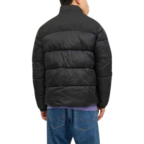 Jack & Jones - JJETOBY PUFFER HOOD SN Negro