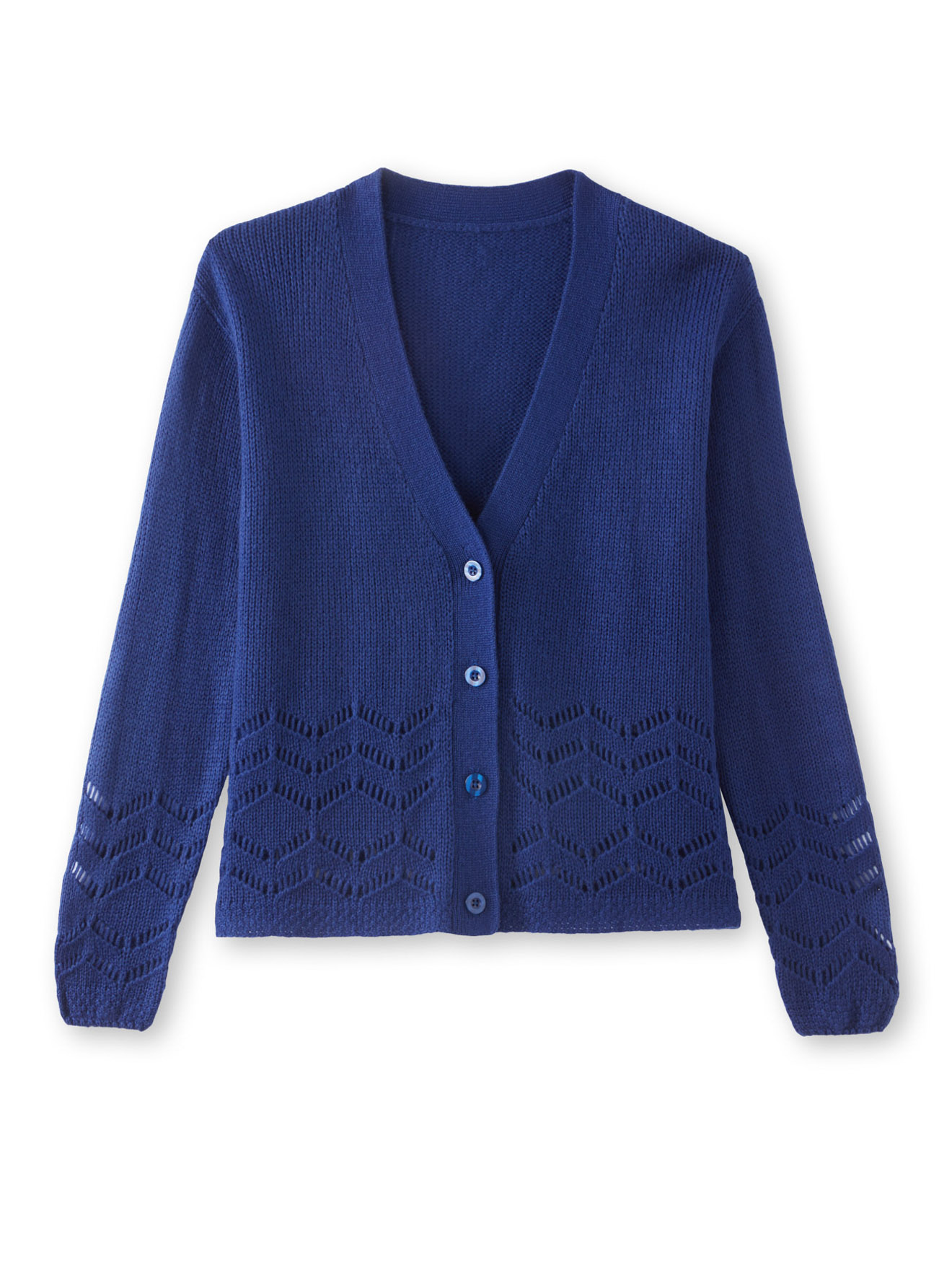 Gilet long encolure V