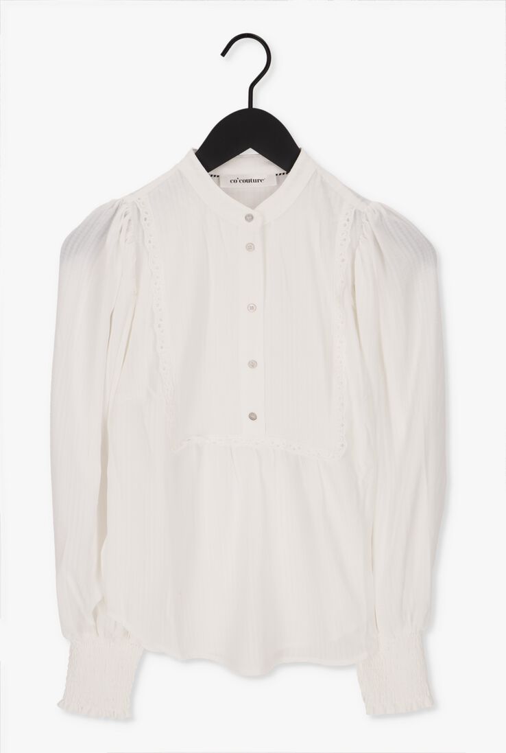 CO\\'COUTURE witte co'couture blouse magna quilt shirt