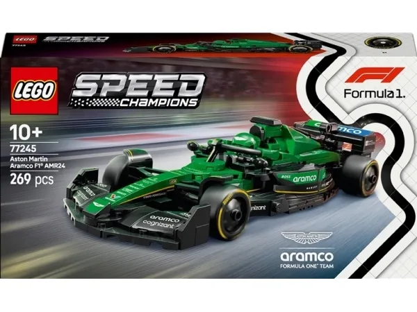 LEGO Speed Champions 77245 Aston Martin Aramco F1 AMR24-racerbil