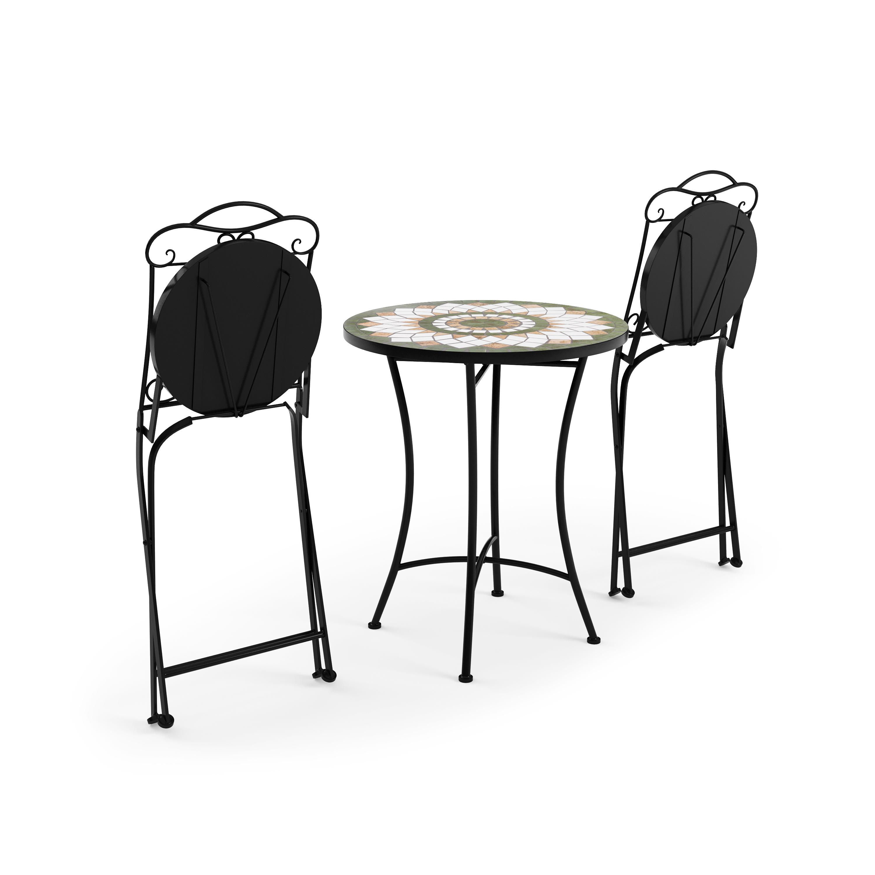 Bistroset MOSAIK 3-teilig olive