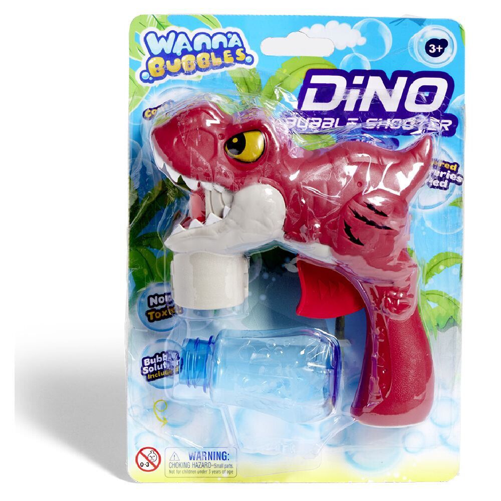 Pistolet à bulles dinosaure 45ml