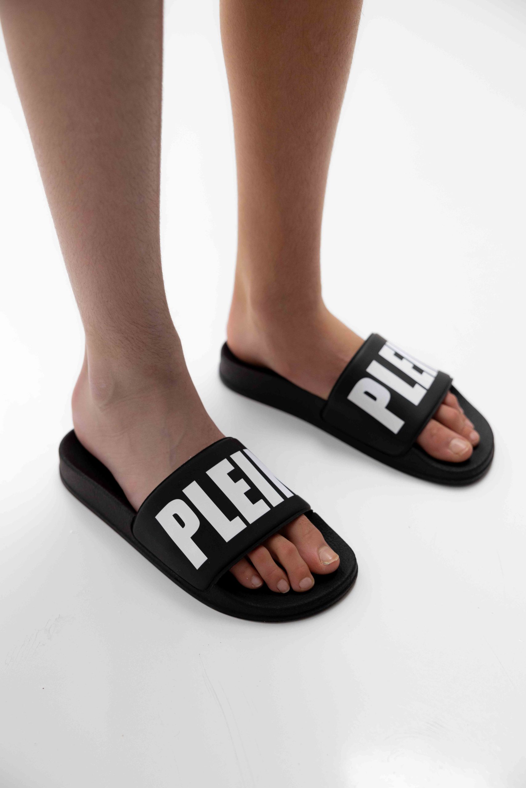 Philipp Plein 78012 Slippers Kids Zwart/Wit