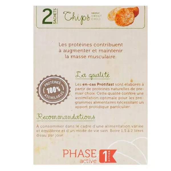 Protifast Salgadinho Proteico Sabor Pimenta Doce - 2 sachês