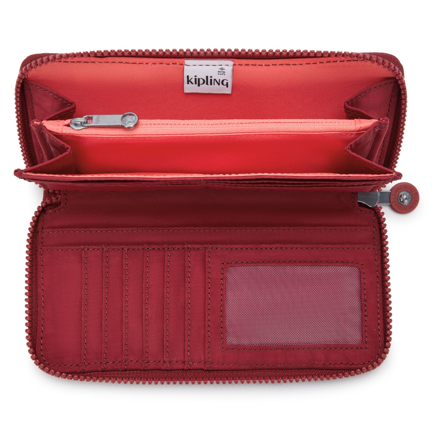 MONEY WORLD Grand portefeuille avec porte-cartes - Funky Red