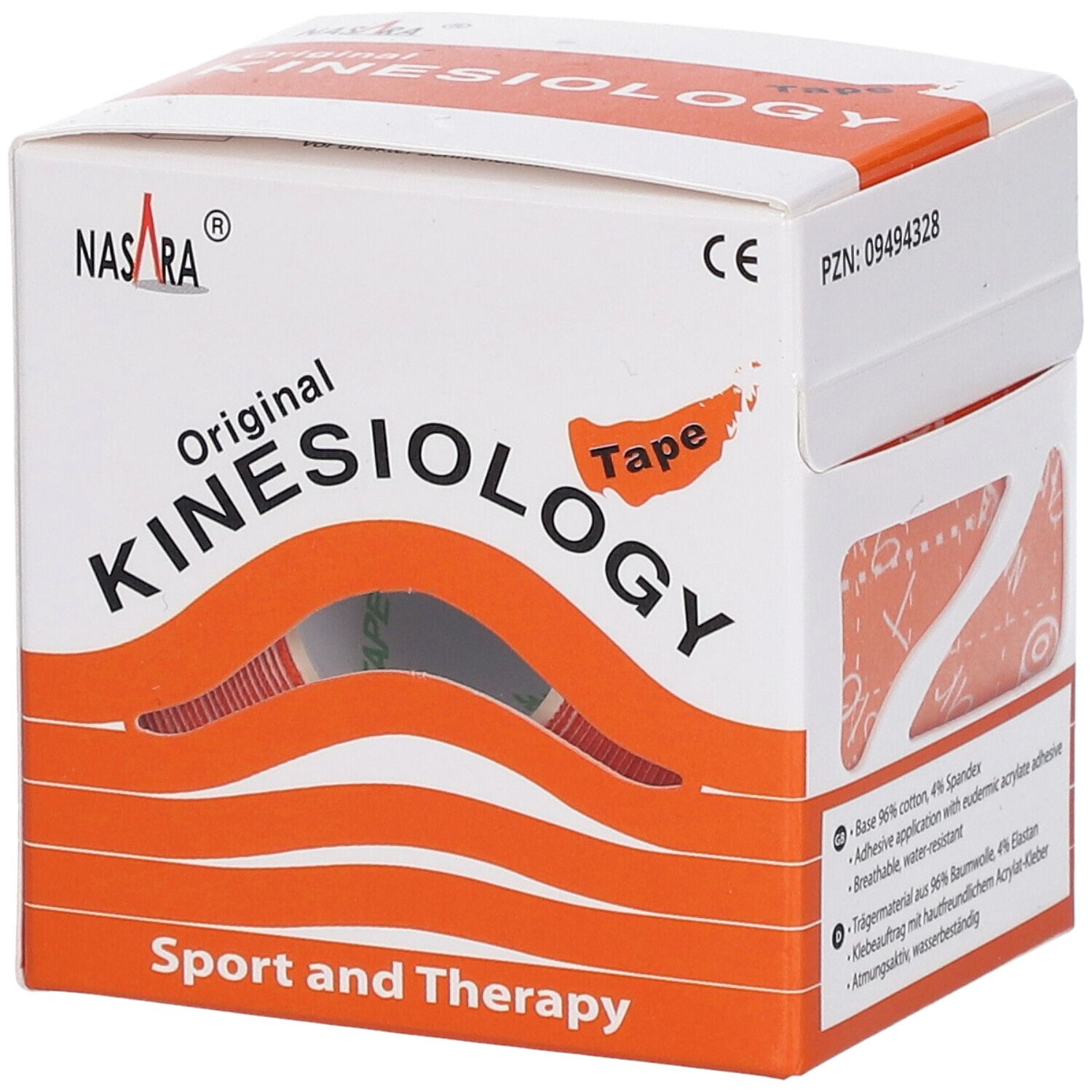 Kinesiologie Tape 5 cm x 5 m orange