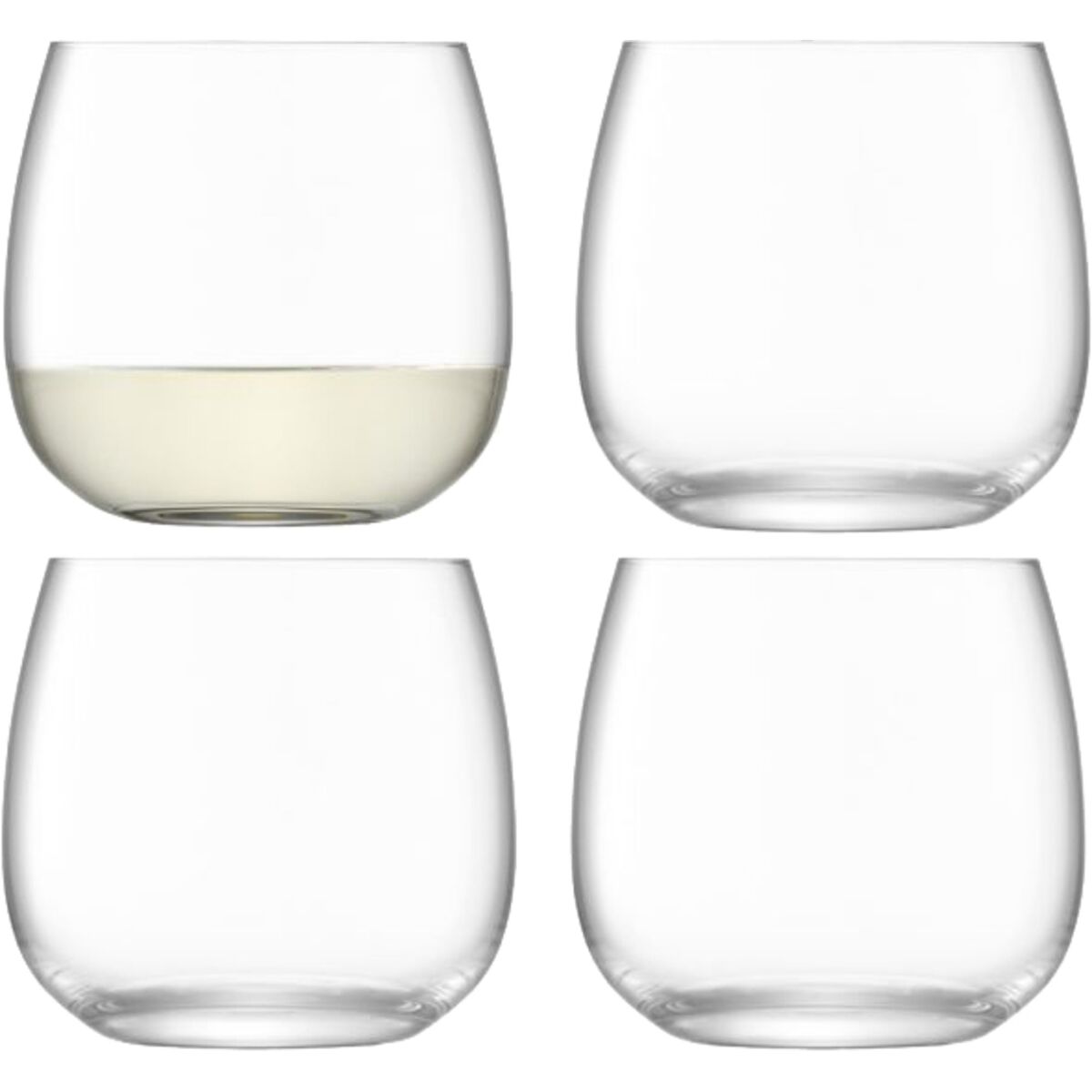 Drikkeglass Borough 4 stk, medium