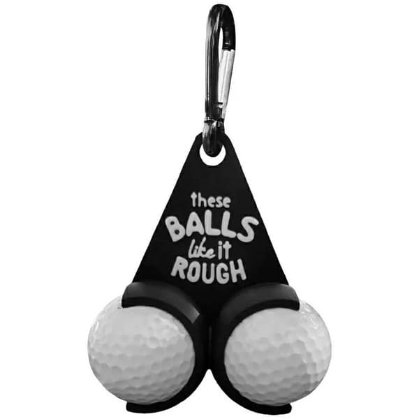 Golfballholder Funny Letters Doble golfballer Golfgave - Stil B